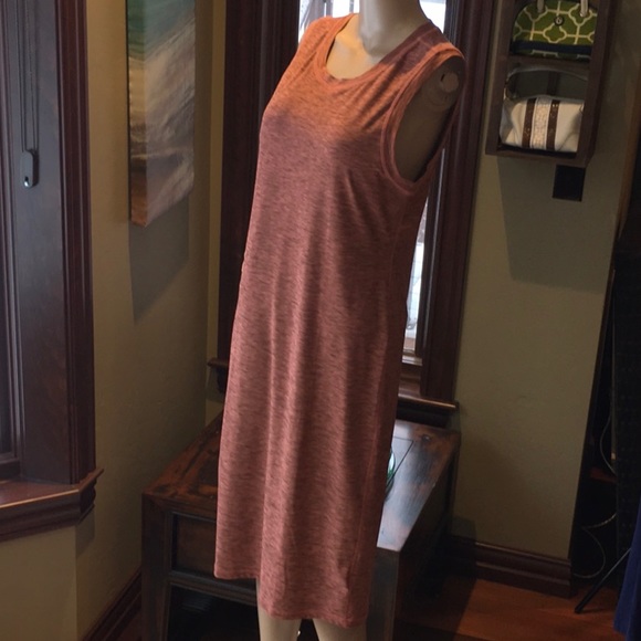 Prana Orange Vertex Body Con Midi Dress - Picture 16 of 16